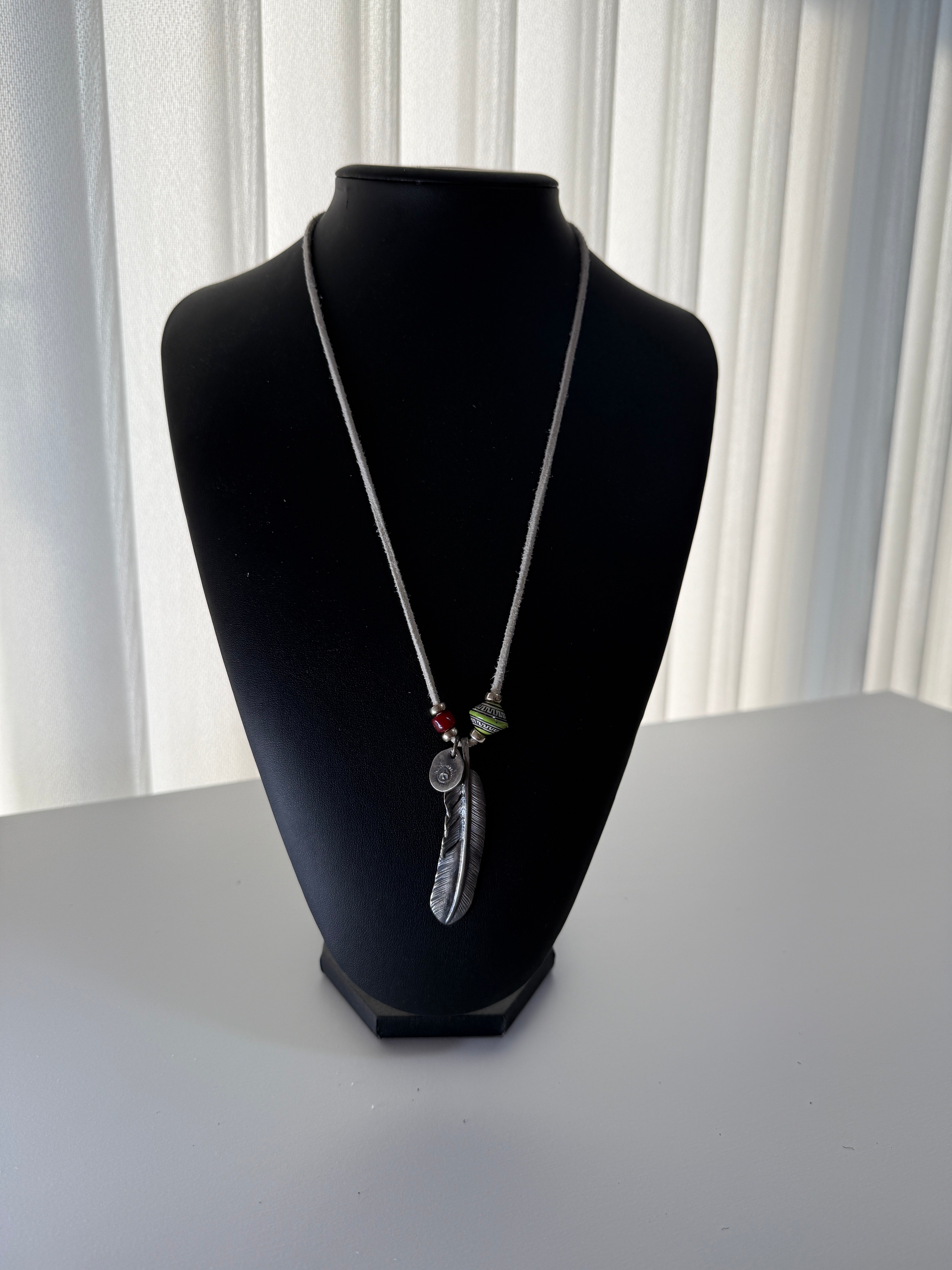 ゴローズ プレーン特大(現行右)+Svin太陽メタル大+ビーズ/革紐