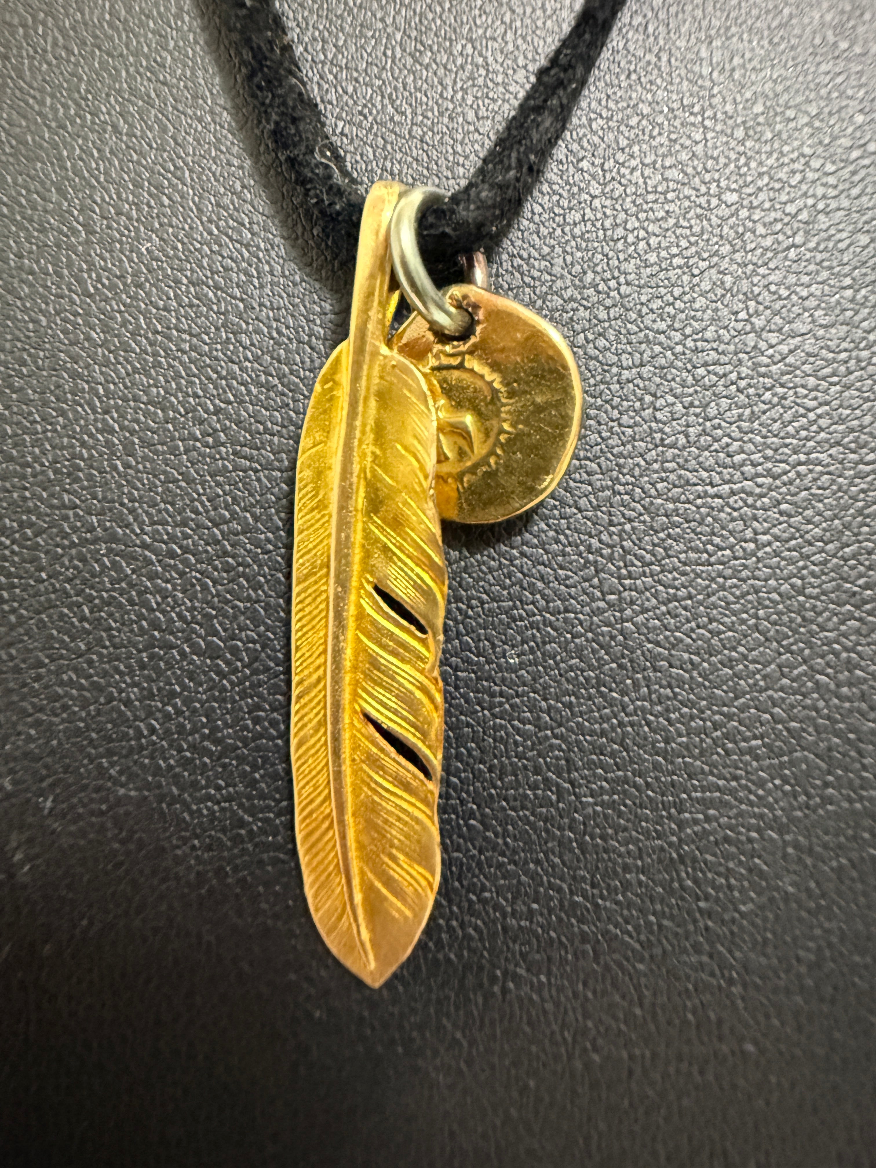 ゴローズ K18フェザー大左+K18太陽inメタル小セットアップ