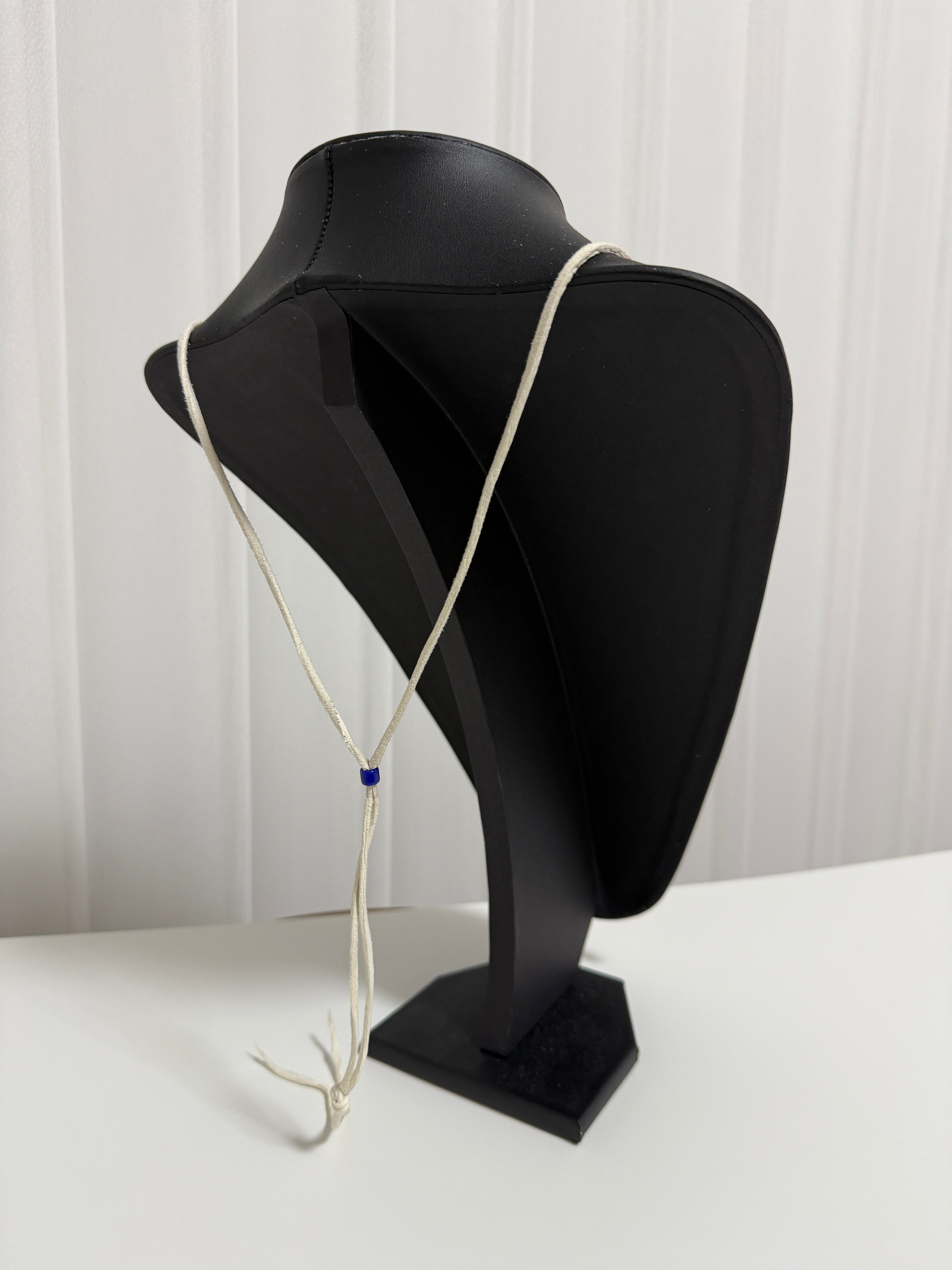 ゴローズ 上金特大フェザー右+ビーズ付鹿革紐セットアップ