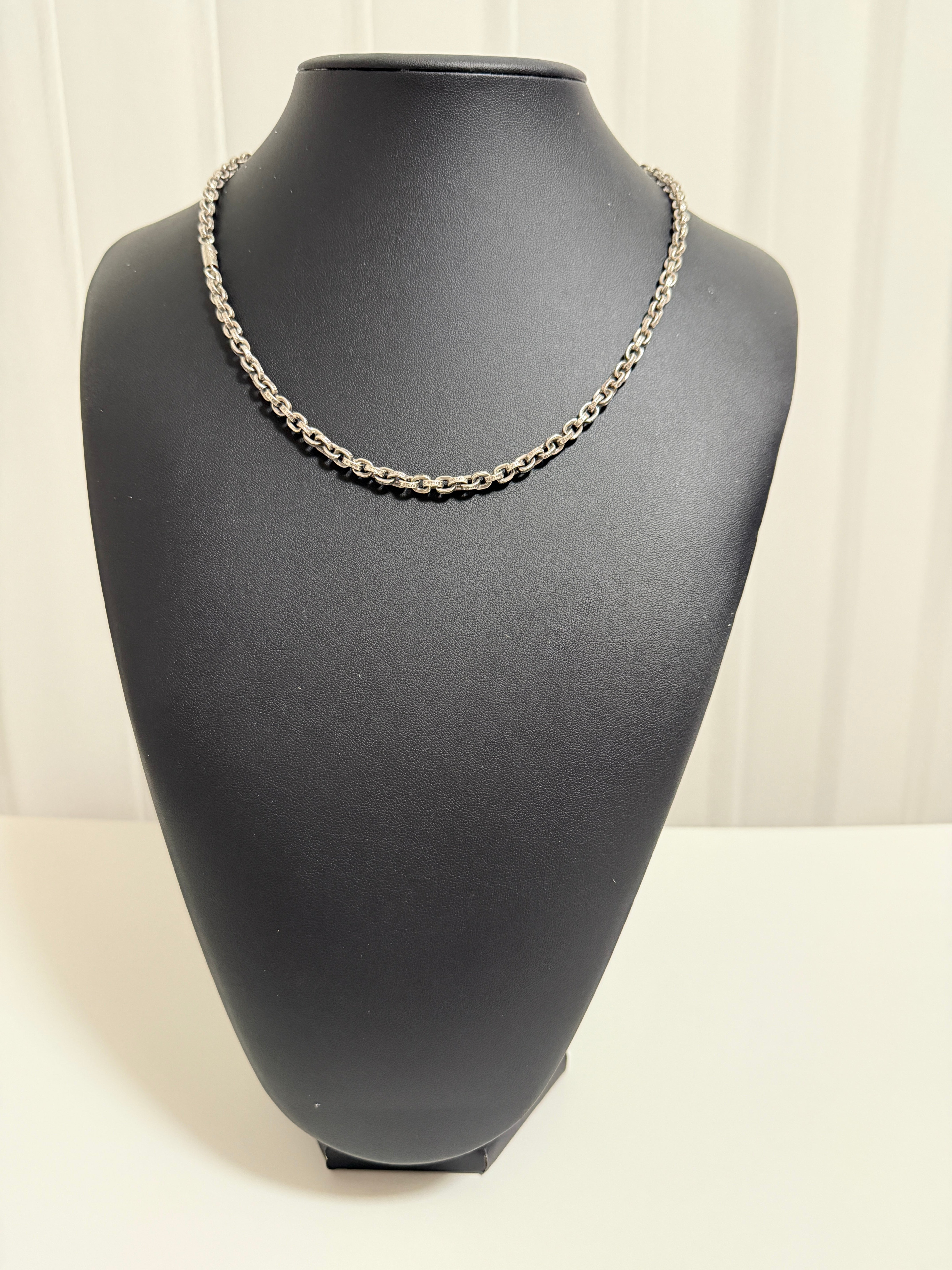 クロムハーツ ペーパーチェーン20inch