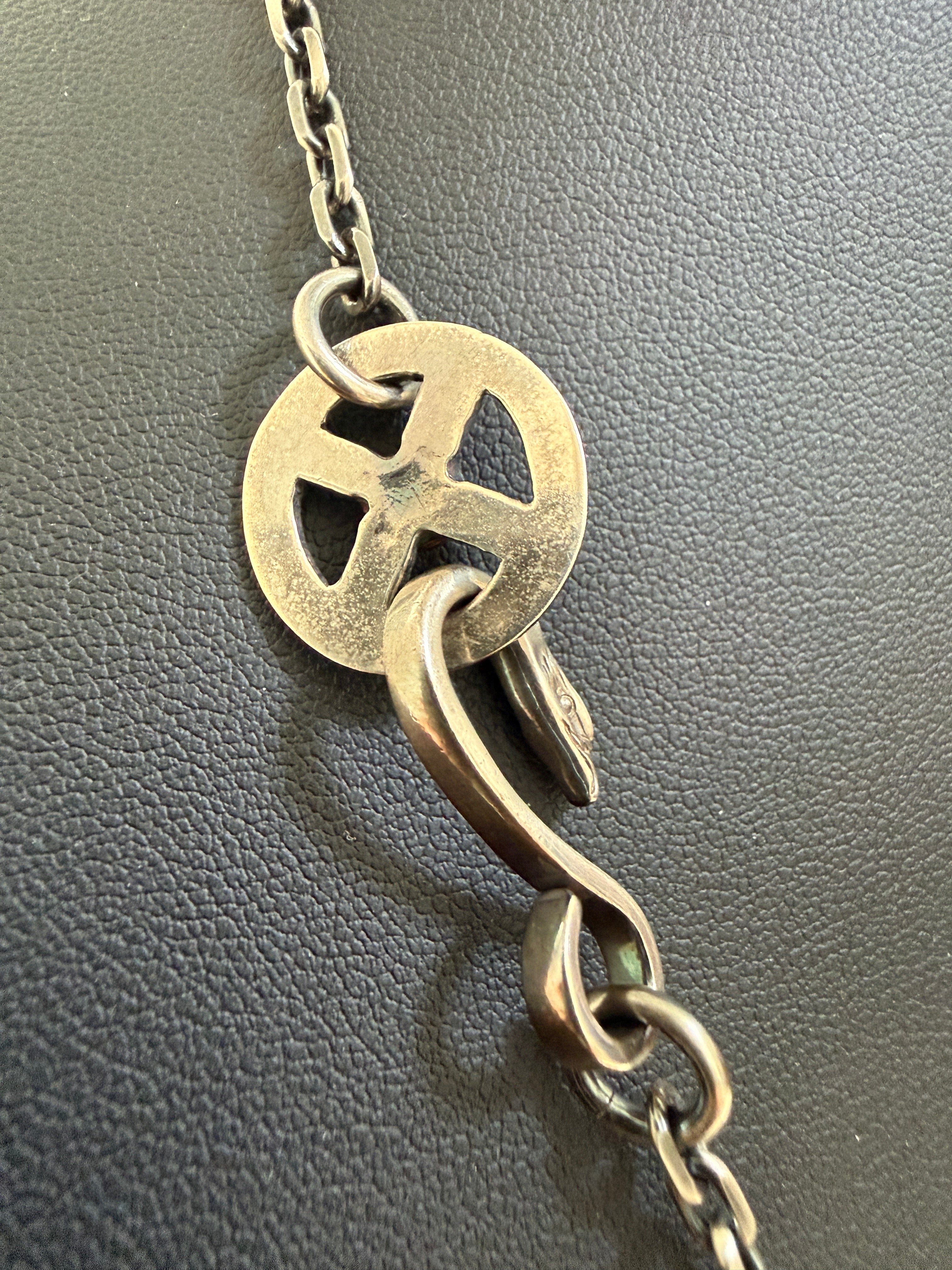 ゴローズ イーグル付印台メタル+太陽inメタル小 チェーンセット