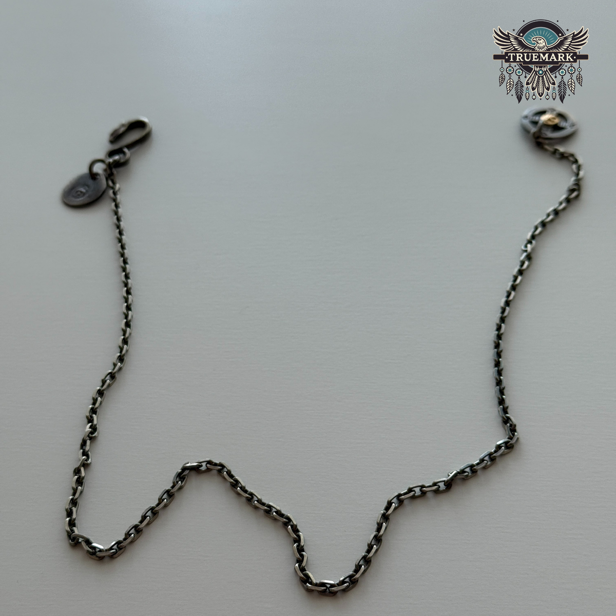 ゴローズ 金メタル付ホイール/イーグルフック細角(50cm)チェーン+ ゴローズ 金メタル付ホイール/イーグルフック細角(50cm)チェーン+