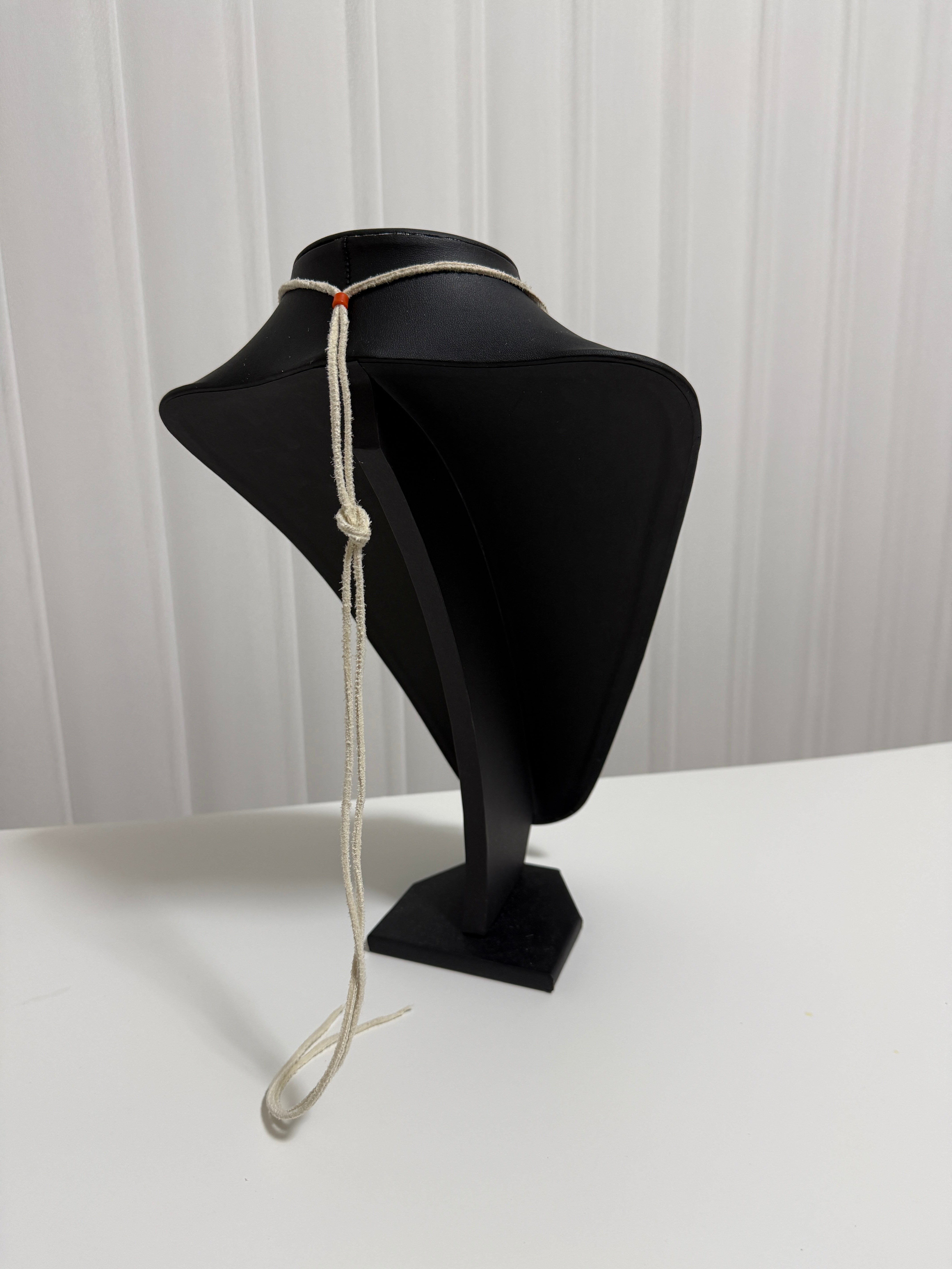 ゴローズ　my first goro's提案セット　金メタル付プレーン特大フェザー＋ビーズ鹿革紐