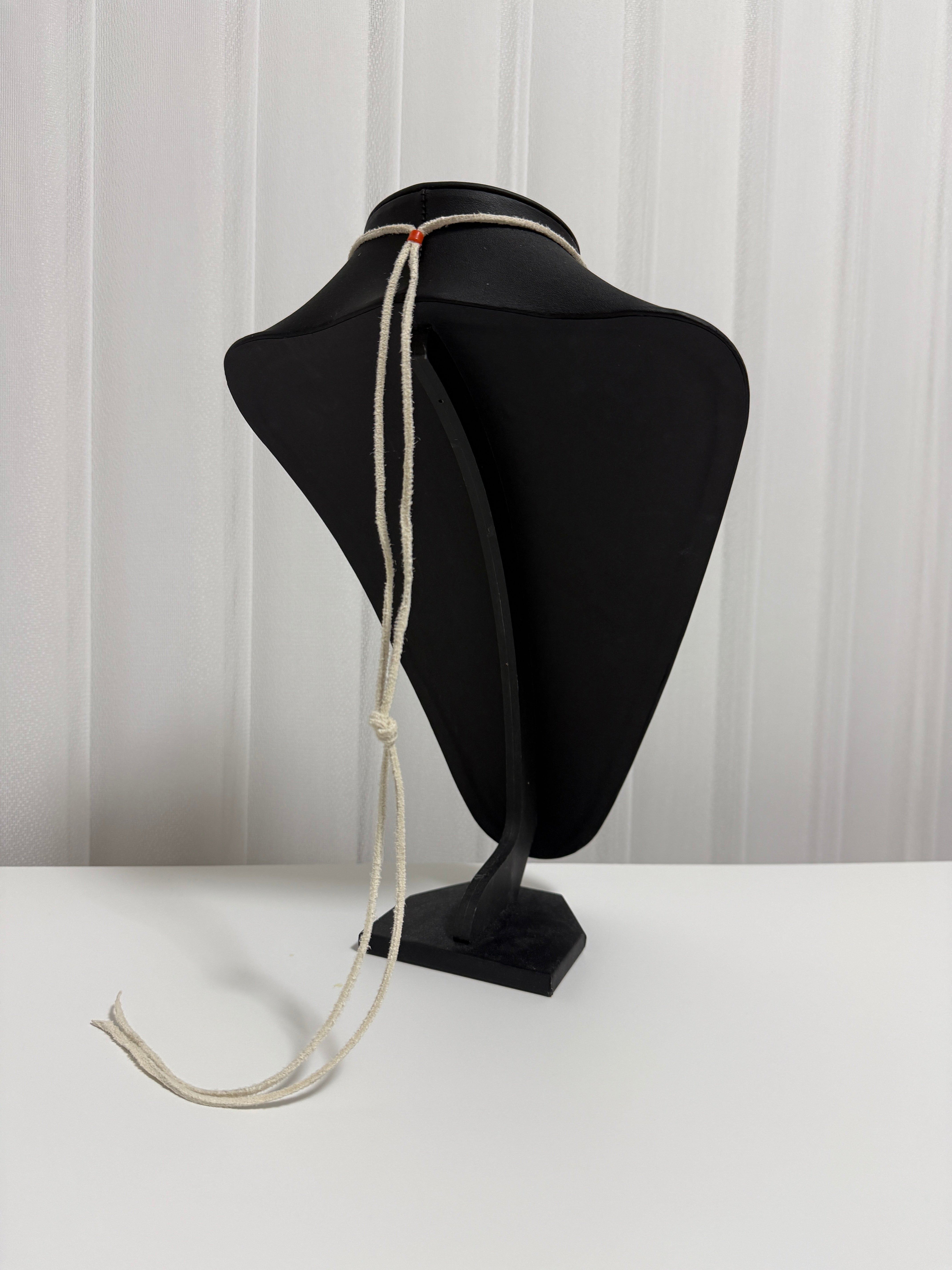 ゴローズ　上金特大フェザー右＋SVイーグルビーズ＋鹿革紐セットアップ