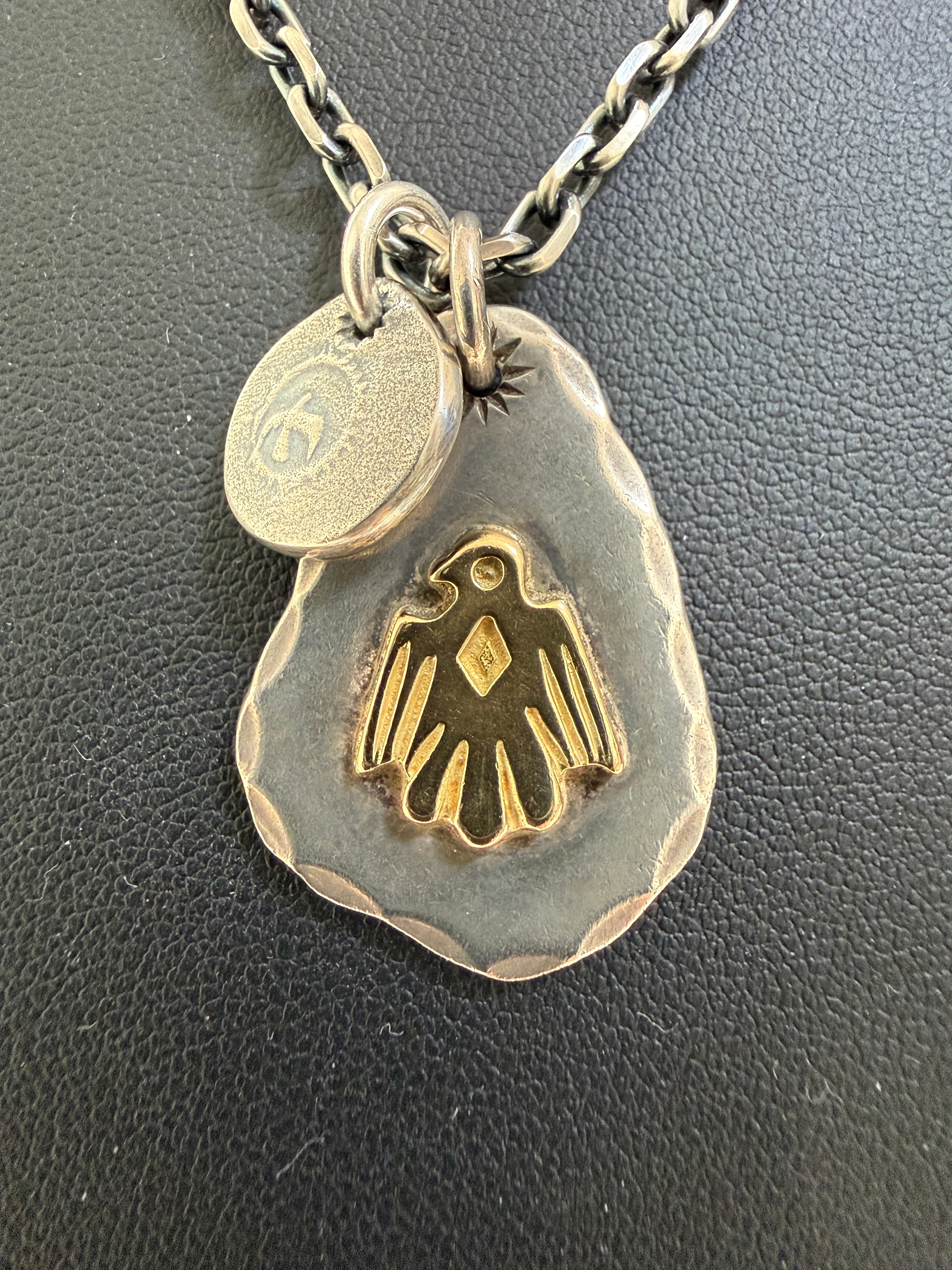 ゴローズ　イーグル付印台メタル＋太陽inメタル小　チェーンセット