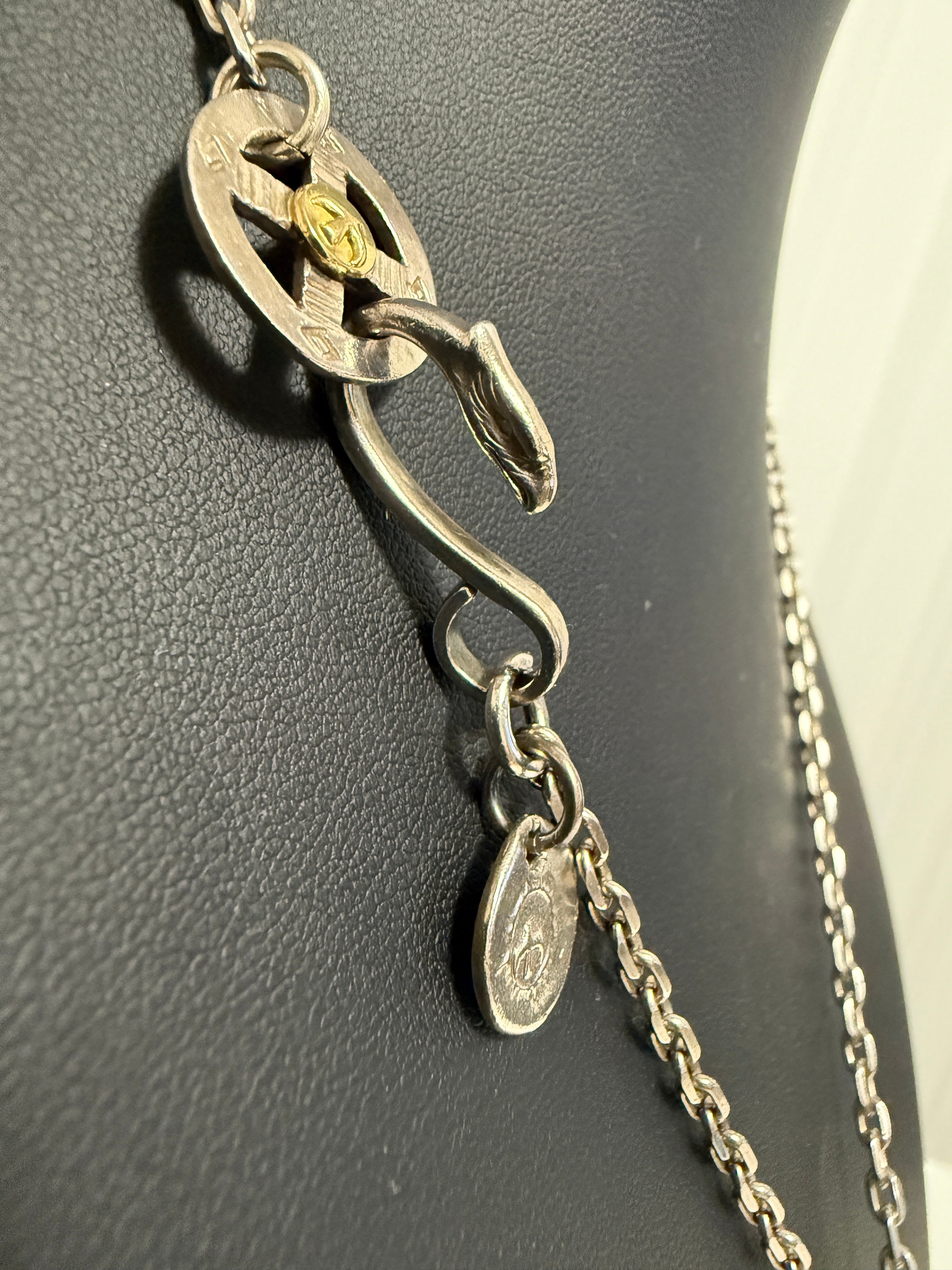 ゴローズ　先金右＋全金フェザー大左＋SVメディスンホイール＋SV太陽inメタル小＋金メタル付イーグルフック細角チェーンセットアップ